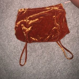 velvet urban outfitters crop top